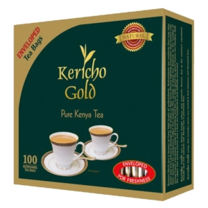 Czarna herbata kenijska w torebkach Kericho Gold 100 torebek, 200 g