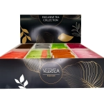 VEERTEA ZESTAW PREZENTOWY herbat 8 smaków 200 kopert czarno-złoty