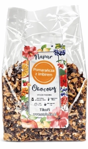 Herbata owocowa / napar z owoców - Pomarańcze z Imbirem 200g 