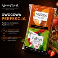 Zestaw herbat melisa z truskawką, jabłko z cynamonem Veertea 30 kopert.webp