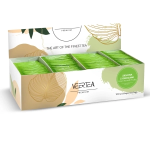 Herbata zielona z owocami w torebkach Veertea Sensational Green Tea with Fruits, 100 szt