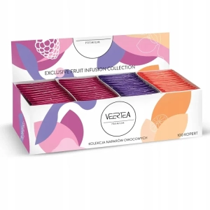 Zestaw herbat owocowych w saszetkach Veertea Fruit Infusions, 100szt