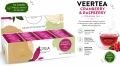 Herbata owocowa malina z żurawiną Veertea Raspberry & Cranberry, 100 sztuk.webp