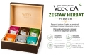 Zestaw Herbat VEERTEA Drewniana Brązowa Zamykana Skrzynka 90 Saszetek.webp