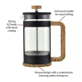 Klausberg KB-7679 Zaparzacz French Press 350 ml – Stal Nierdzewna, Szkło Borokrzemowe.webp