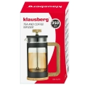 Klausberg KB-7679 Zaparzacz French Press 350 ml – Stal Nierdzewna, Szkło Borokrzemowe.webp