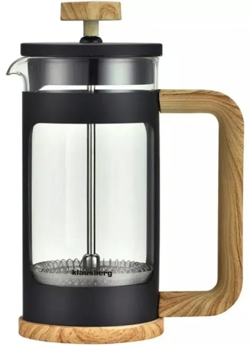 Klausberg French Press 600 ml – Solidny Zaparzacz Szklany do Kawy.webp