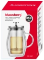 French Press 350 ml Klausberg Złoty do Kawy i Herbaty.webp
