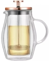 French Press 350 ml Klausberg Złoty do Kawy i Herbaty.webp