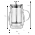Klausberg Dzbanek French Press 350 ml do Naparów.webp