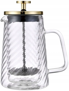 Klausberg French Press 1000 ml Termiczny Zaparzacz do Kawy Herbaty 