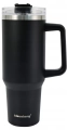Kubek Termiczny Klausberg KB-7942 1100 ml – Czarny ze Słomką, Stal Nierdzewna.webp