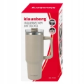 KLAUSBERG Kubek Termiczny 1100 ml z Uchwytem i Słomką Jasny Beż .webp