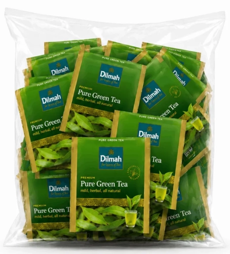 Herbata Dilmah Pure Green Tea 50 Kopert Zielona Herbata Cejlońska do pracy.webp