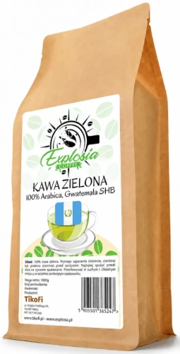 Kawa zielona Arabica 100%, ziarnista, Gwatemala SHB, 1kg.webp