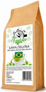 Zielona kawa ziarnista Robusta 100%,Brazylia Yellow Bourbon, 1kg