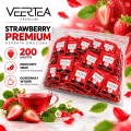 VEERTEA Strawberry – Herbata Owocowa Truskawkowa 200 Saszetek HoReCa.webp