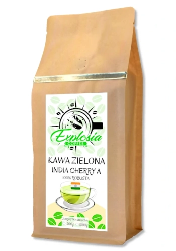 Kawa zielona mielona Robusta z Indii 1kg