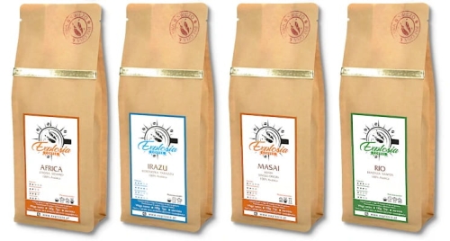 Zestaw kaw do ekspresu przelewowego 4x100g