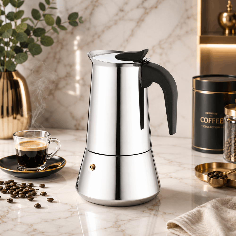 Espresso Maker Kinghoff KH-1047 600 ml Stalowy