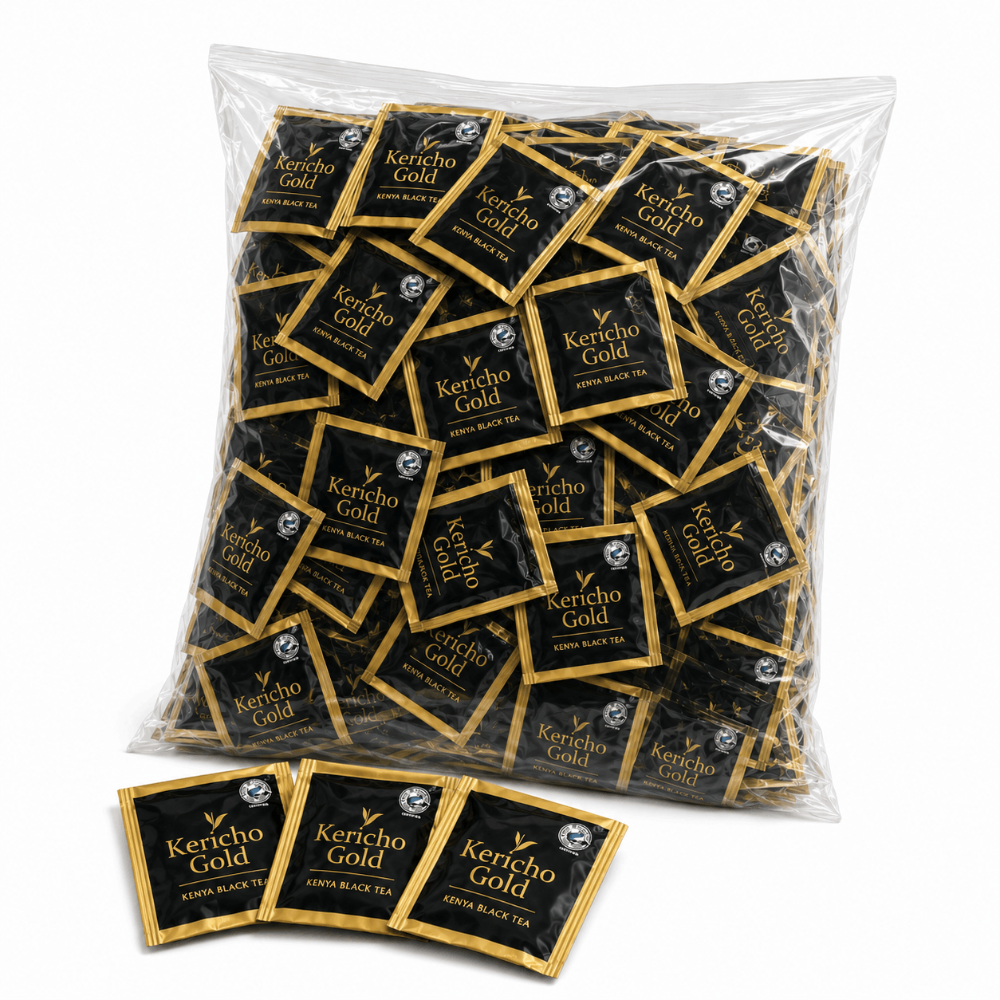 Herbata kenijska czarna w saszetkach w kopertach Kericho Gold 120 szt
