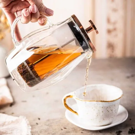 French Press 350 ml Klausberg Złoty do Kawy i Herbaty