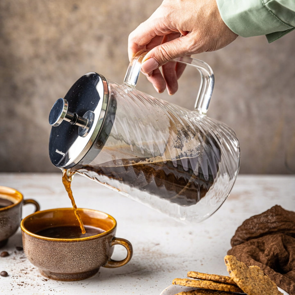 French Press Klausberg 350 ml Czarny do Kawy i Herbaty