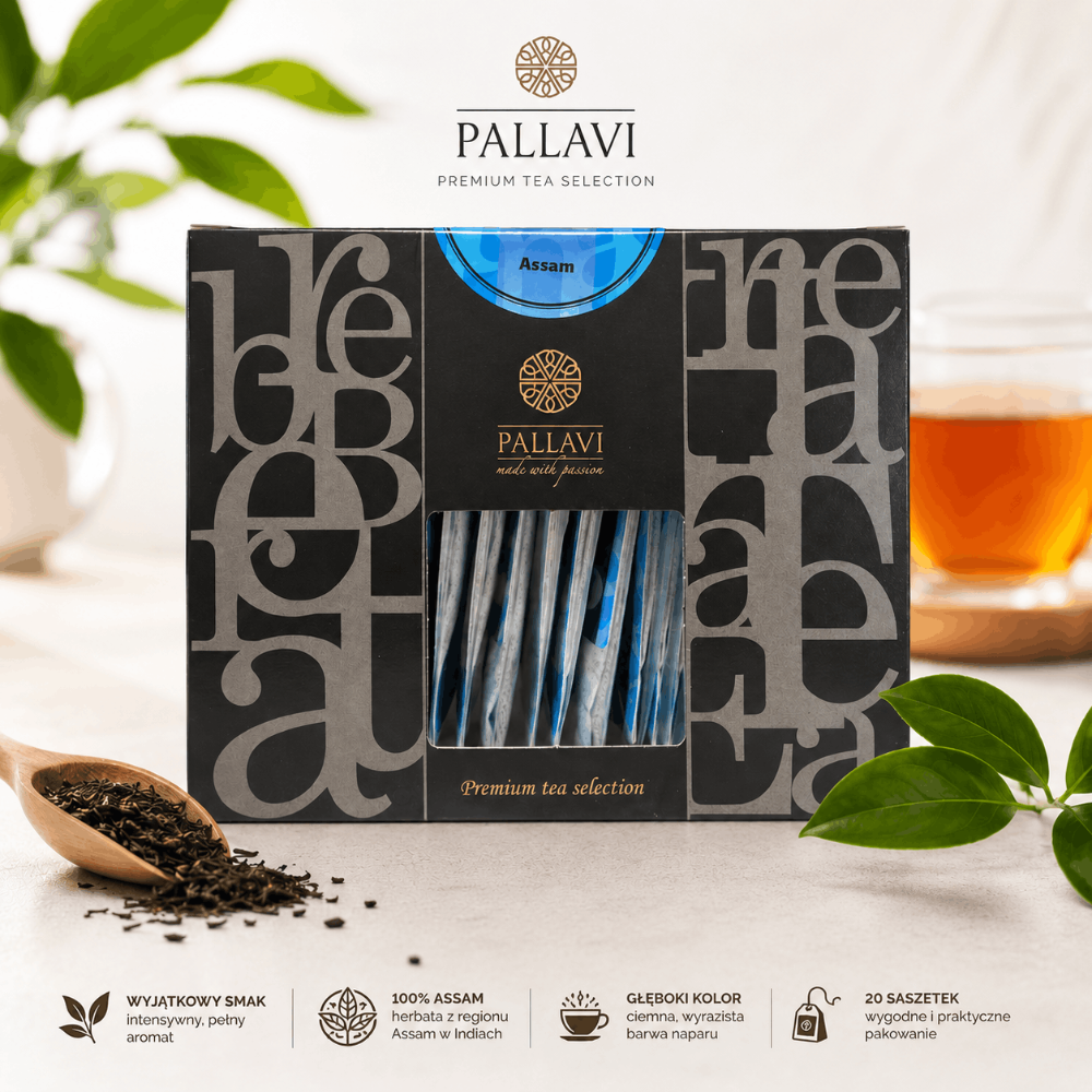 Indyjska Herbata Assam Pallavi – 20 Torebek Pełnych Aromatu.webp