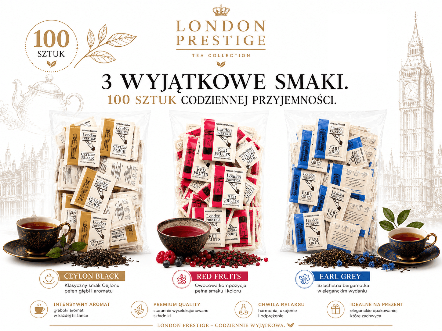 3 wyjątkowe smaki London Prestige